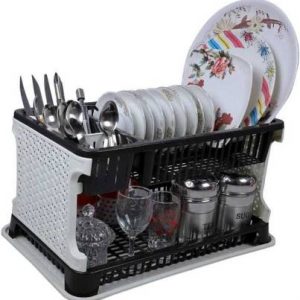 SmartBuy Dish Drainer Kitchen Rack (Plastic)