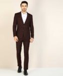 Two Piece Suit Checkered Men Suit