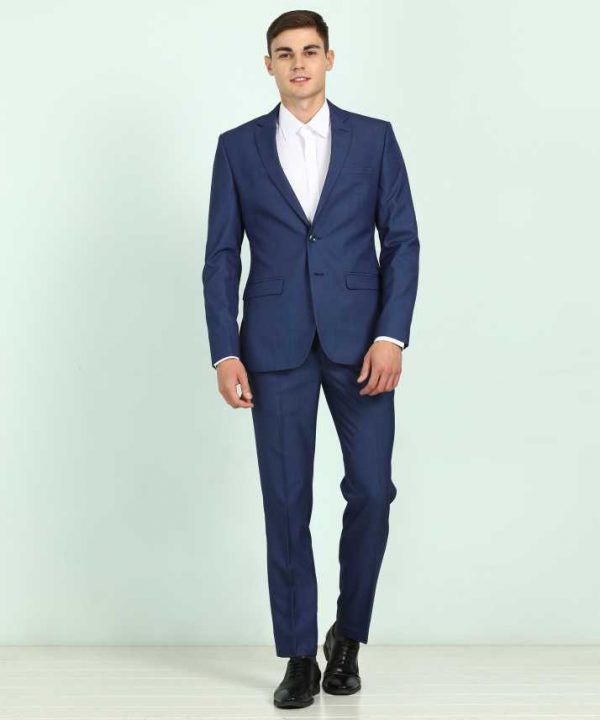 2 Piece Self Design Men Suit