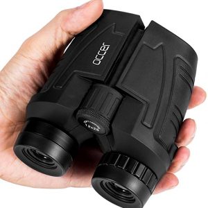 occer 12x25 Compact Binoculars with Clear Low Light Vision, Large Eyepiece Waterproof Binocular for Adults