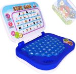 Aapaga Learning Study Game Toy For Kid With Rhymes And Alphabet Sound And Lights | Battery Operated | Educational Laptop | Learning Toys | Best Gift For Kids/Toddler | Size: 8 Inch | Package Item: Laptop Toy  (Multicolor)