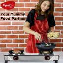 Pigeon Popular 2 Burner Glass Cooktop Glass Manual Gas Stove  (2 Burners)