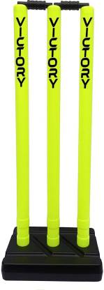 VICTORY Plastic Cricket Stump Set  (Green, Black)